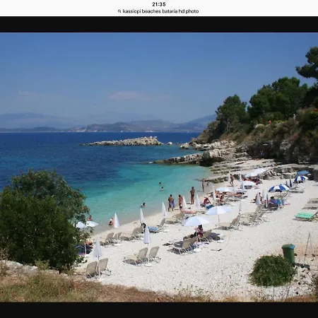 Corfu Island In By Seaside קאסיופי